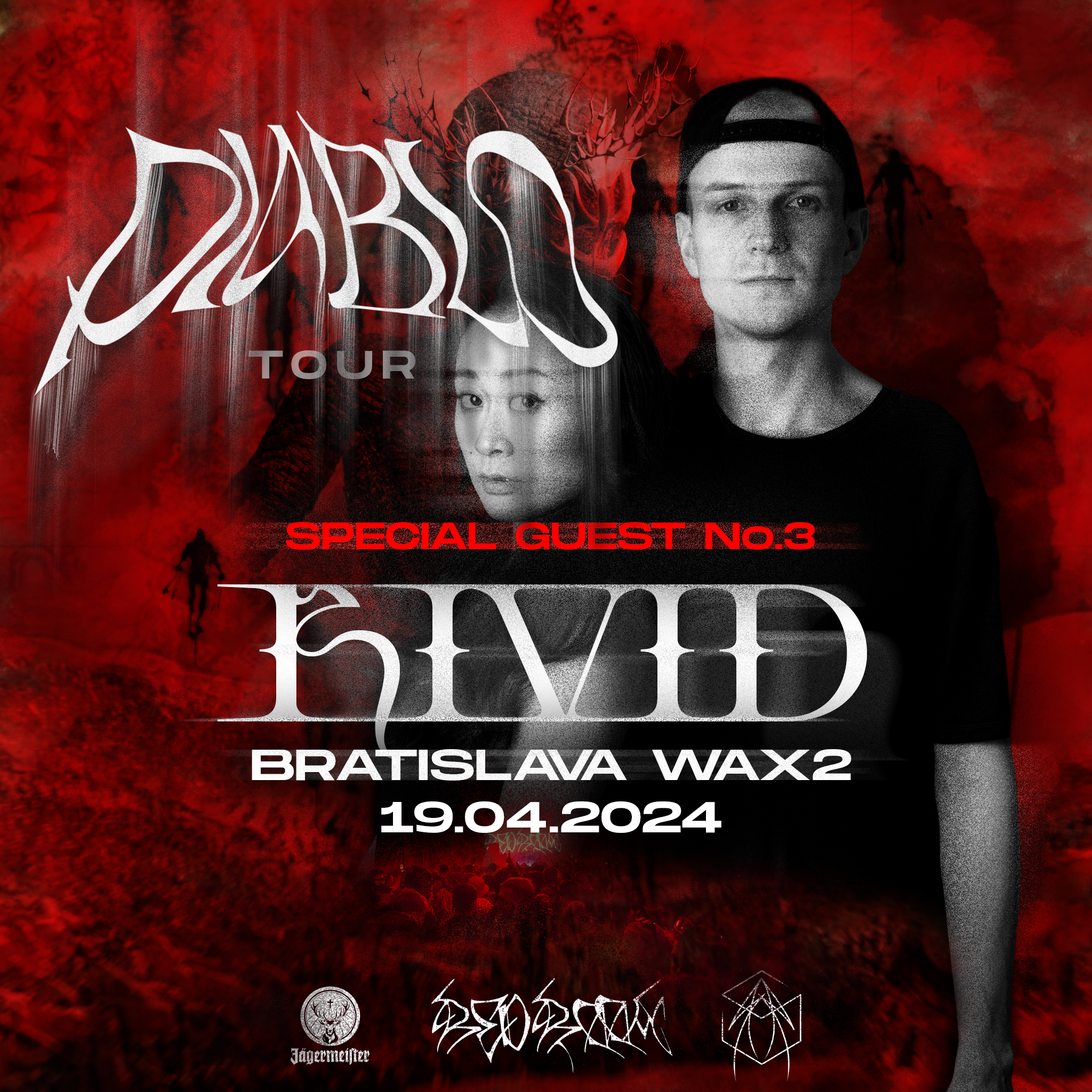 REDROOM DIABLO TOUR + RiVid, TREZOR, DR.SOUND,LEVRE - フライヤー裏