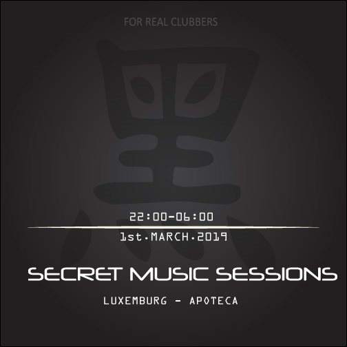 Secret Music Session - Luxemburg City - フライヤー表