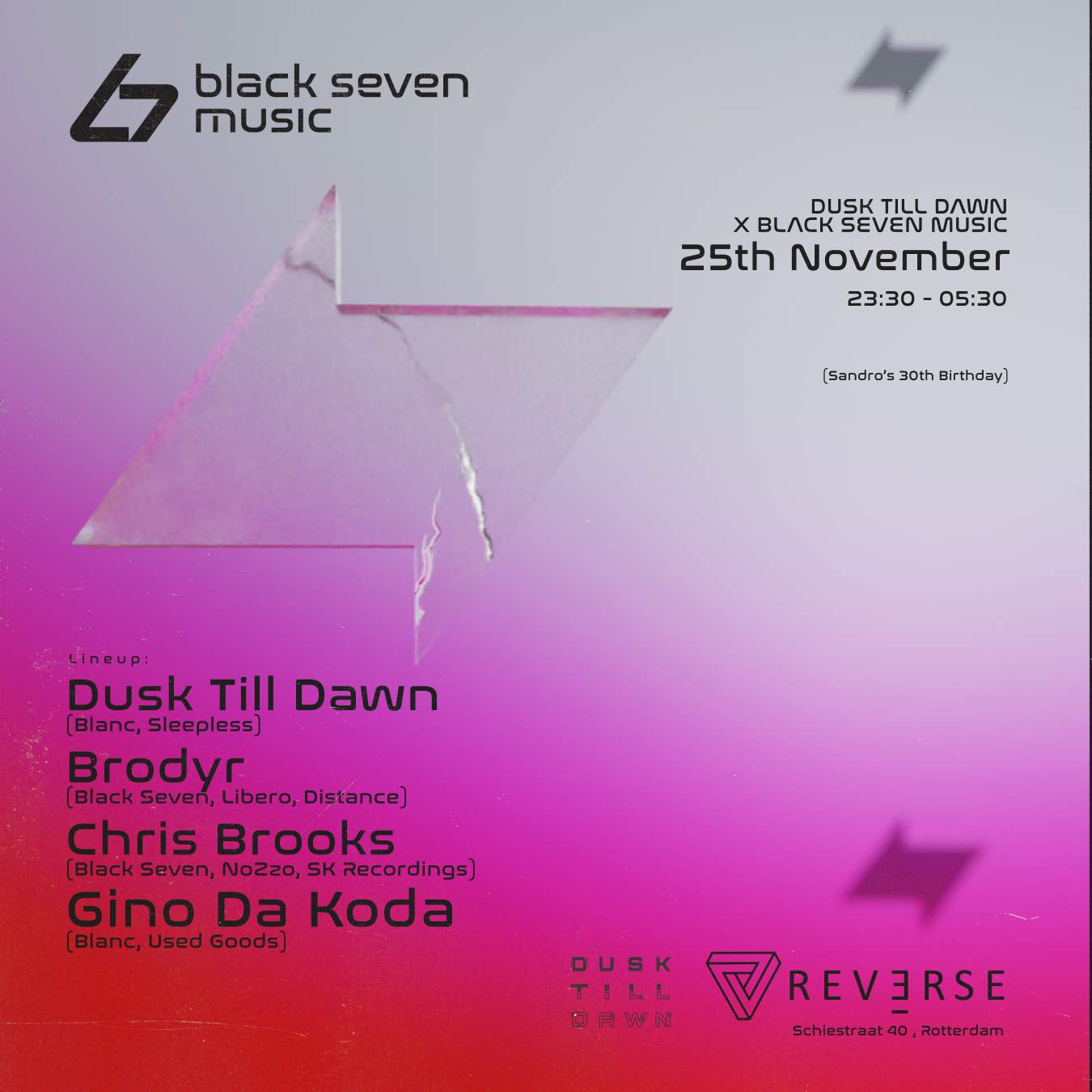 Black Seven x Dusk Till Dawn - Página frontal