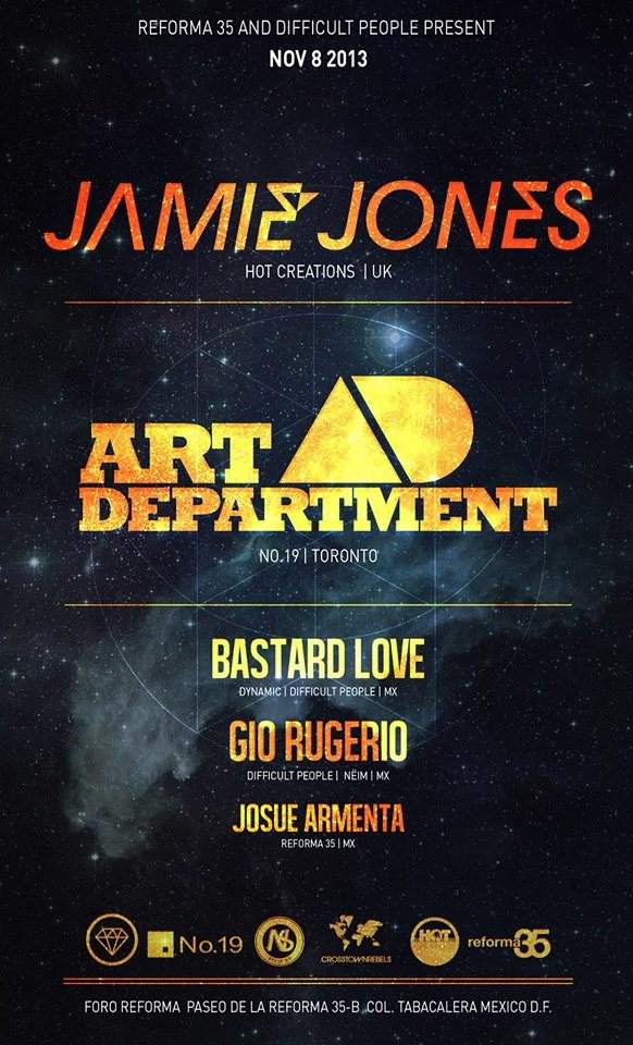 Jamie Jones & Art Department - Página frontal