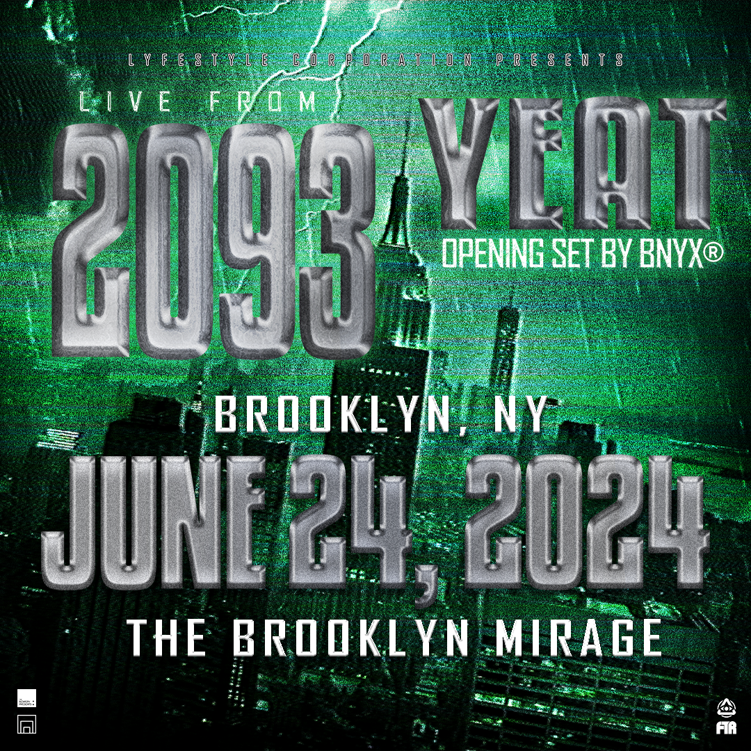 YEAT – LIVE FROM 2093 at Brooklyn Mirage, New York City