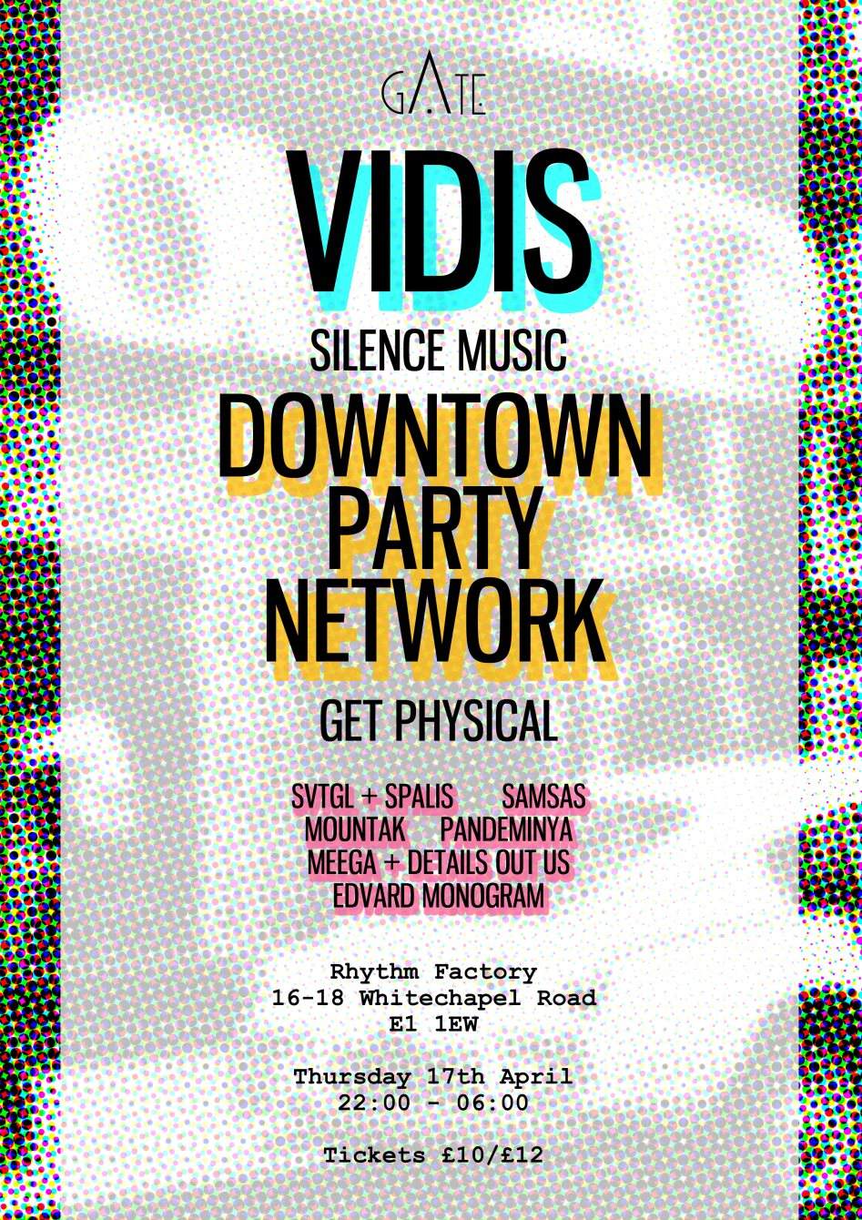 Gate l Easter Special with Vidis, Downtown Party Network - Página frontal