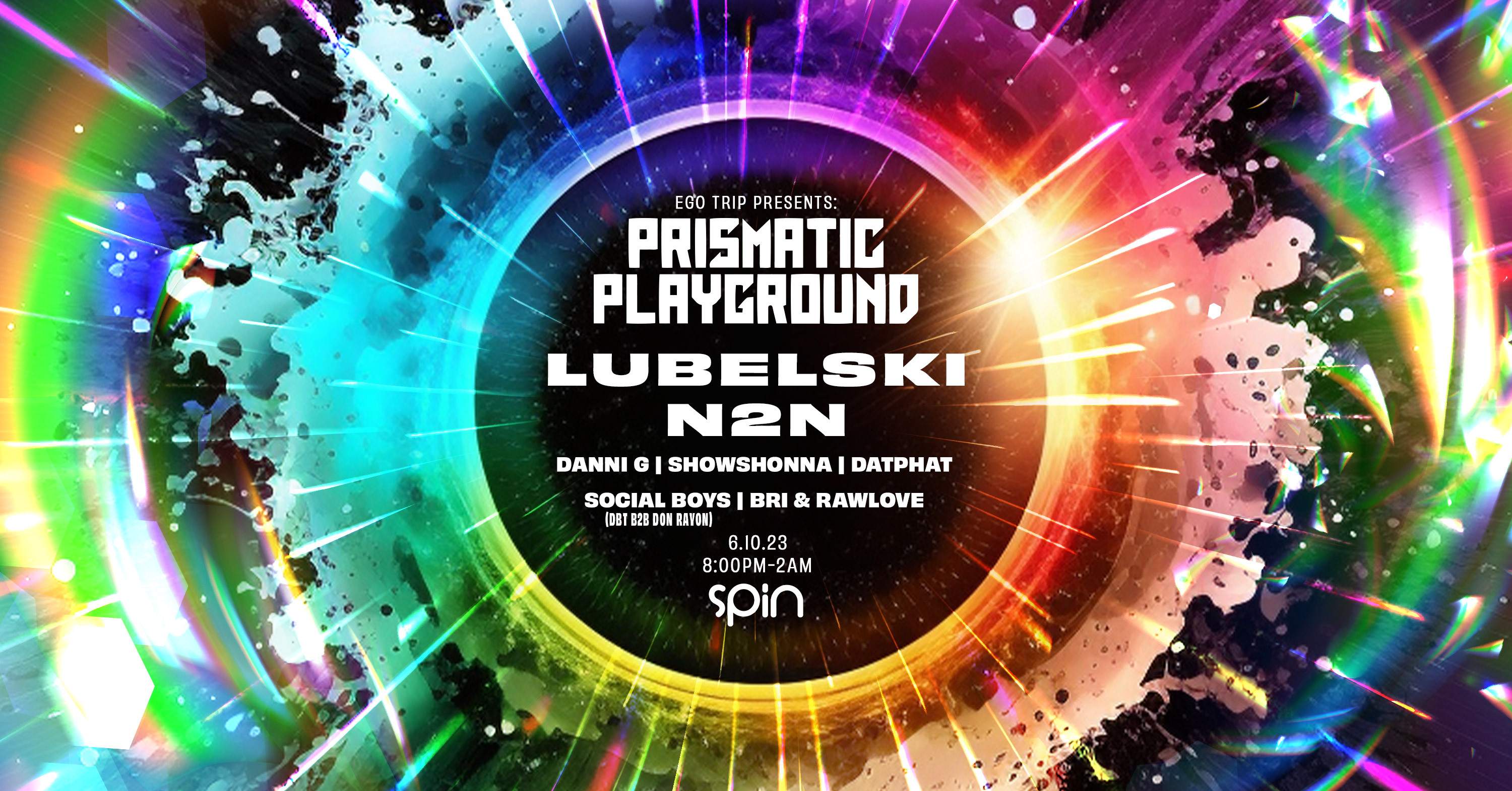 Ego Trip presents: Prismatic Playground feat. Lubelski and N2N - Página frontal