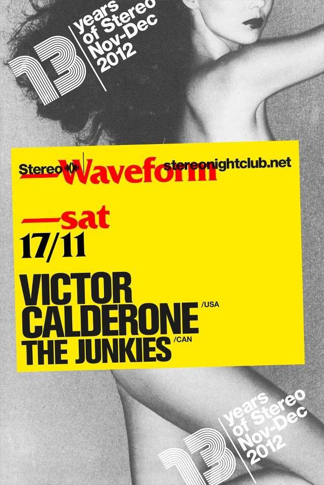 13yrs of Stereo > Victor Calderone - The Junkies - Página frontal