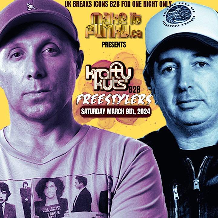 Make It Funky presents Krafty Kuts & The Freestylers Warehouse Party - フライヤー表