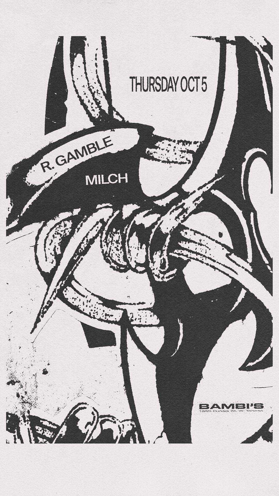 R Gamble & Milch - フライヤー表