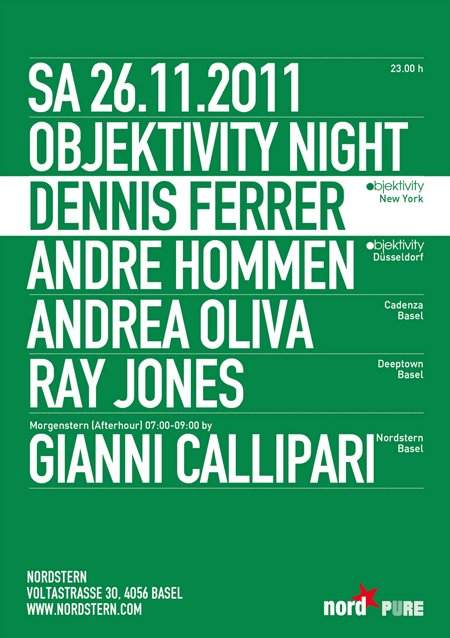Objektivity Night with Dennis Ferrer - Página trasera