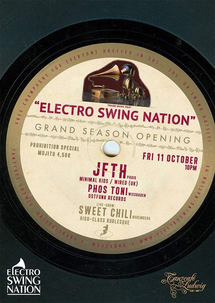 Electroswing Nation – Jfth – Phos Toni – Sweet Chili - Página frontal