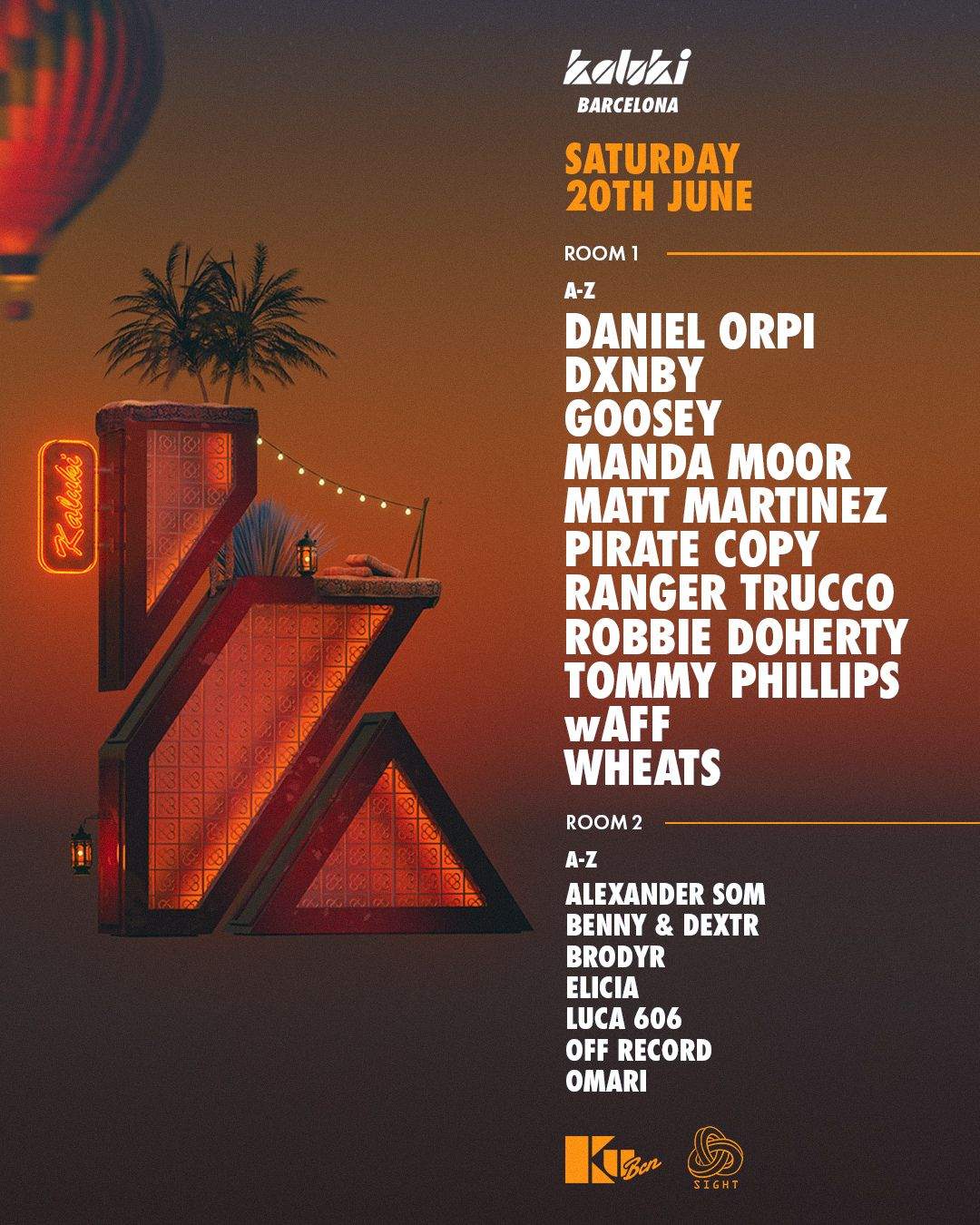 KALUKI OFF BCN presents: Manda Moor, wAFF, Wheats, Robbie Doherty ...