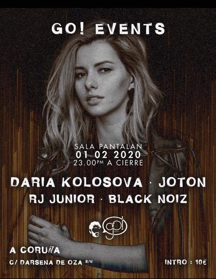 Go! Events presents Daria Kolosova & Joton - Página frontal