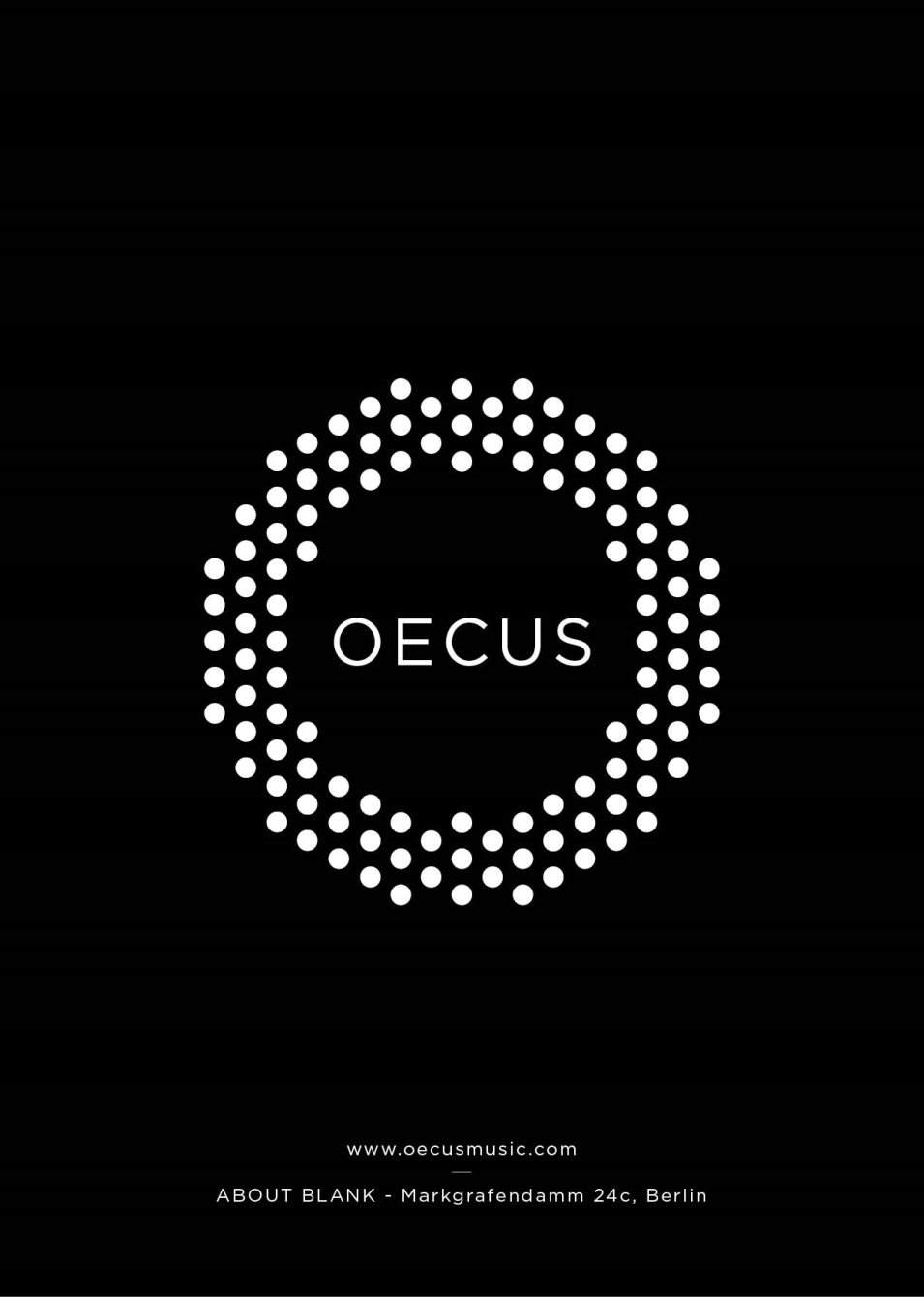 3 Years of OECUS with OAKE, VSK (Live), Von Grall, Melania & More - Página trasera