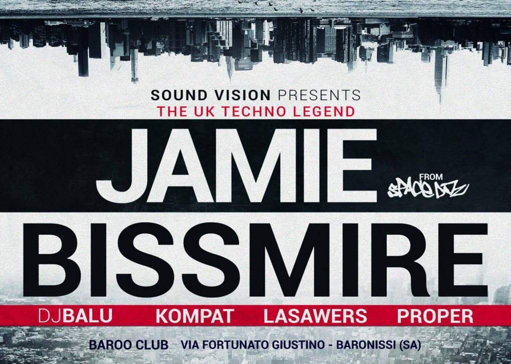 Sound Vision presents Jamie Bissmire / Dj Balu / Kompat / Lasawers / Proper - Página trasera
