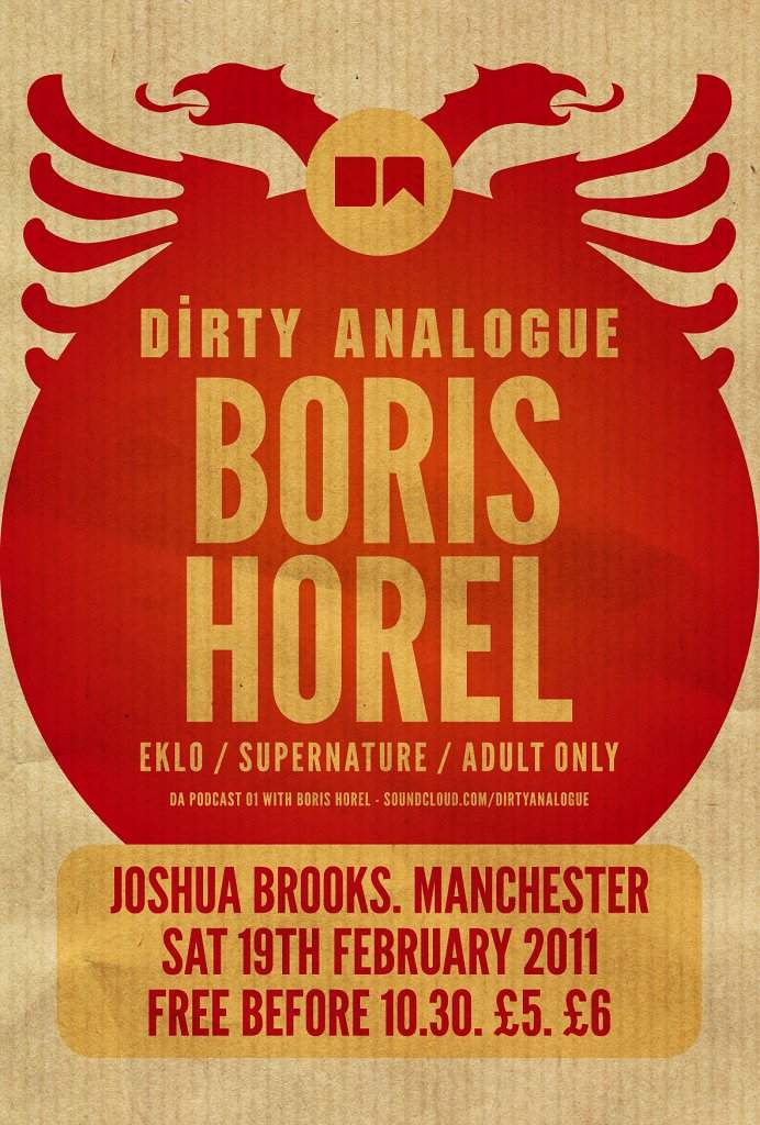 Dirty Analogue with Boris Horel - Página frontal