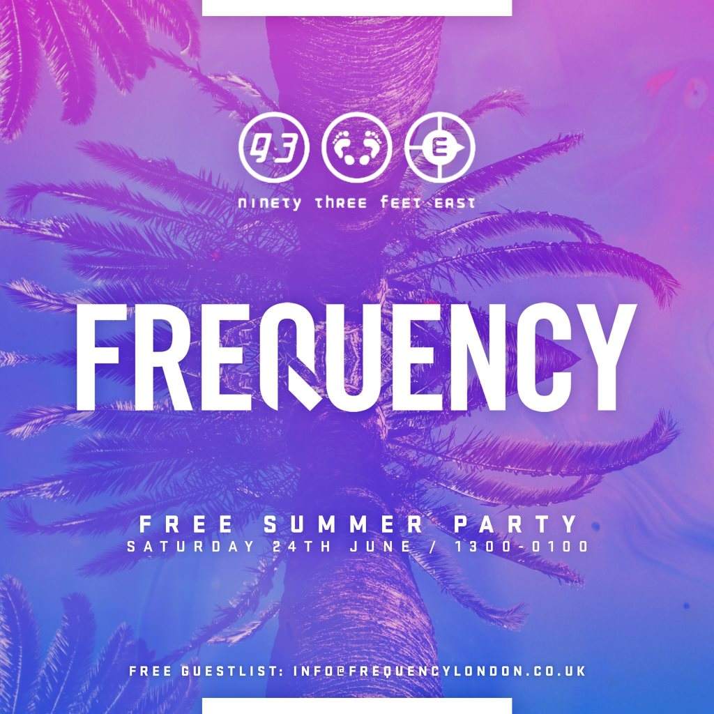 Frequency Summer Party - フライヤー表