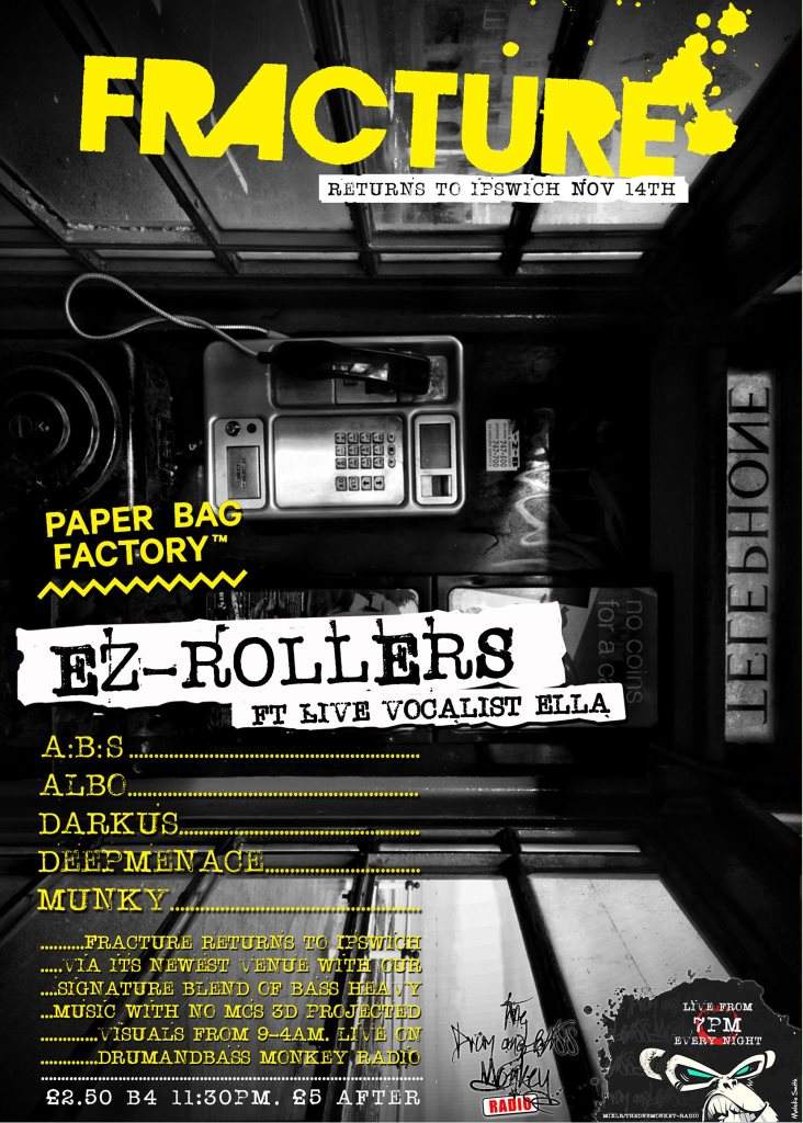 Fracture Feat. EZ-Rollers A:B:S Others - フライヤー表