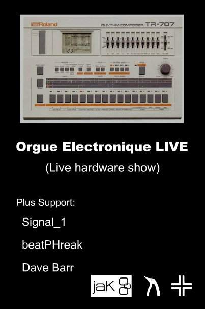 Orgue Electronique (Live) - フライヤー裏