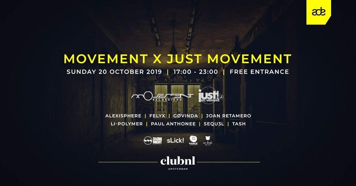 Movement x Just Movement ADE Showcase - フライヤー表