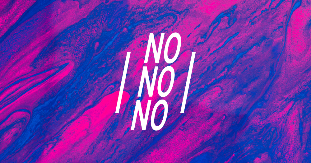 NO NO NO! / For Bouys and Gerhls and Criminal Queers - Página frontal