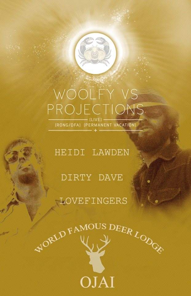 Woolfy vs. Projections (Live) with Heidi Lawden, Dirty Dave, Lovefingers - Página frontal