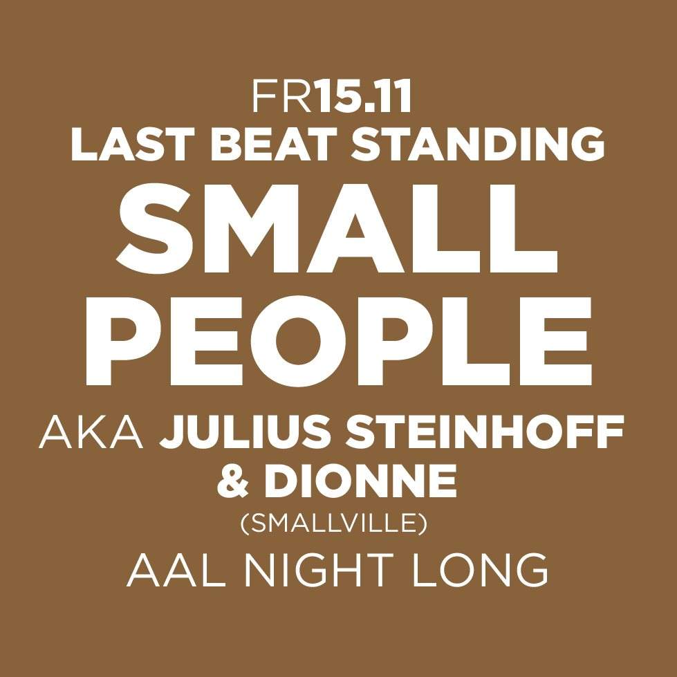 Last Beat Standing mit Smallpeople - Página frontal