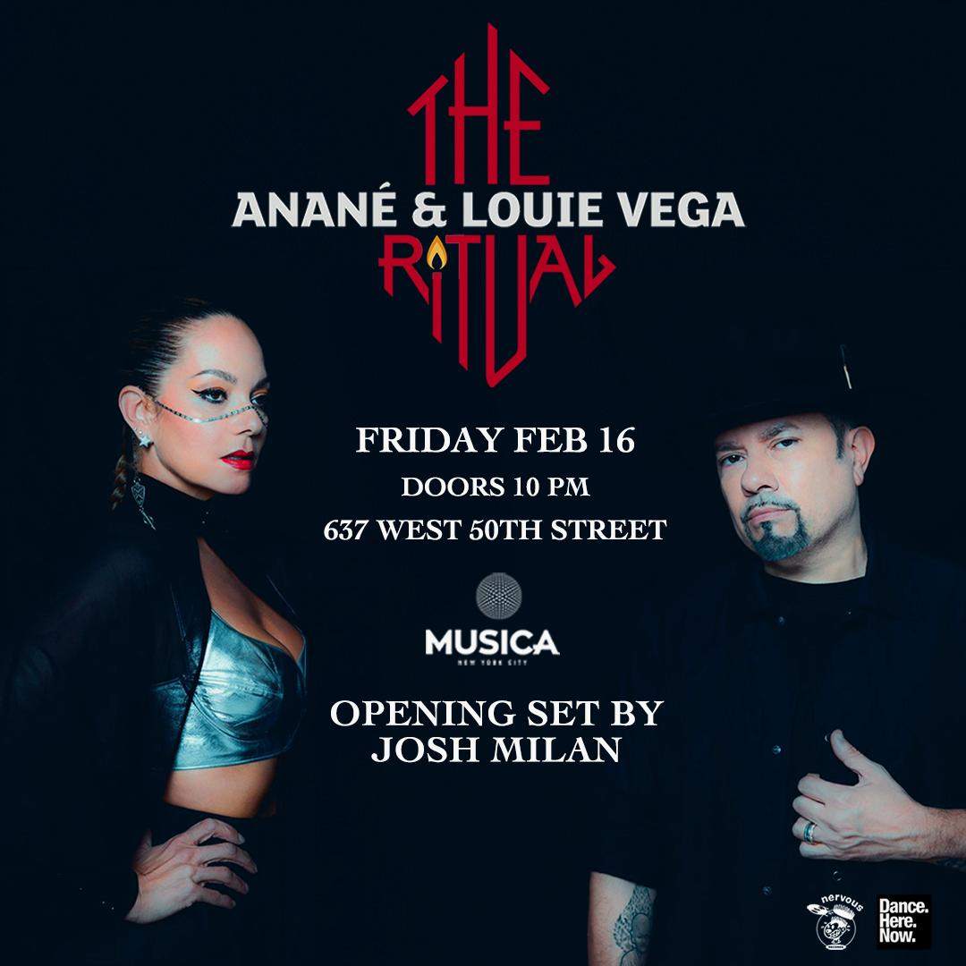 The Ritual with Anané & Louie Vega - Holiday Weekend Launch - フライヤー裏