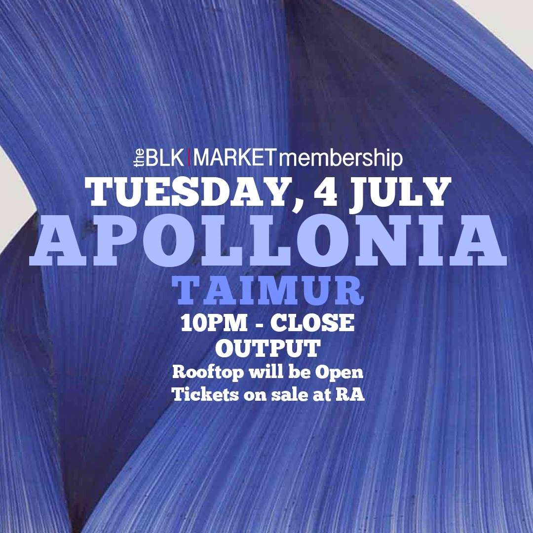 Blk|Market Membership with Apollonia - Página frontal