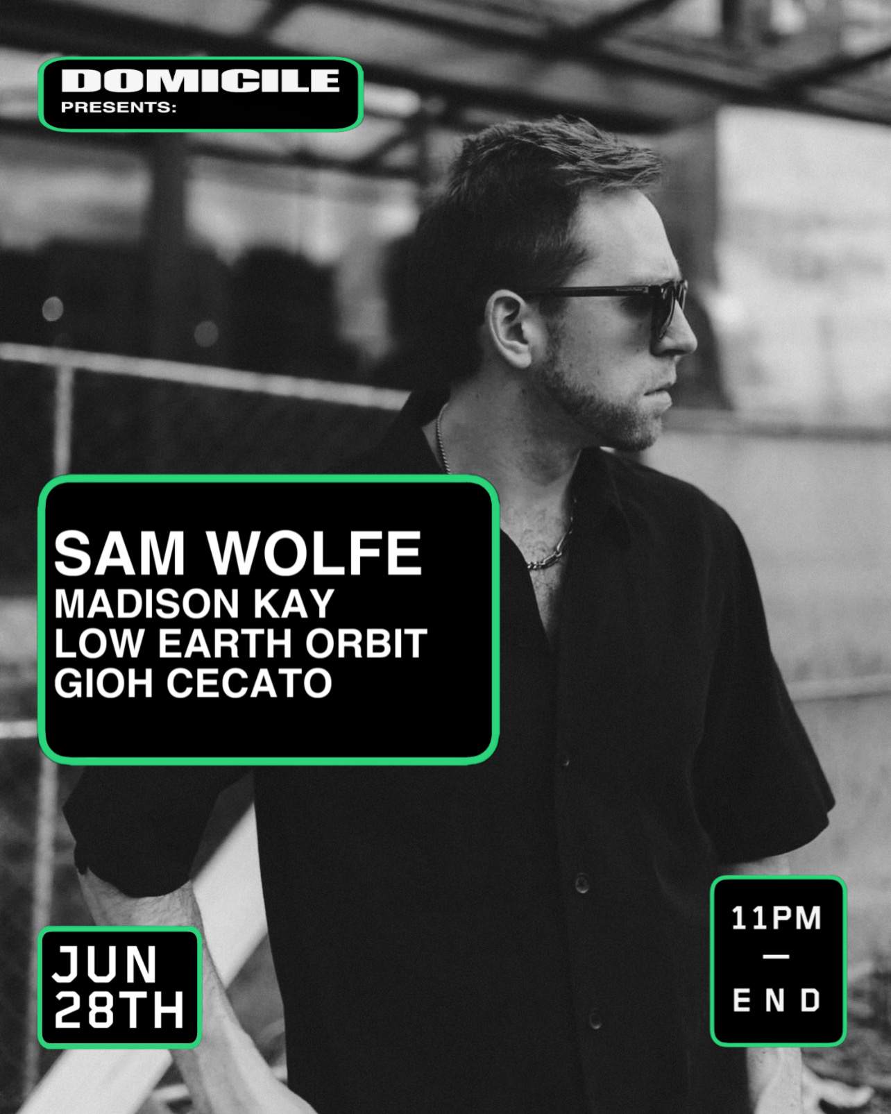 Sam Wolfe at Domicile, Miami