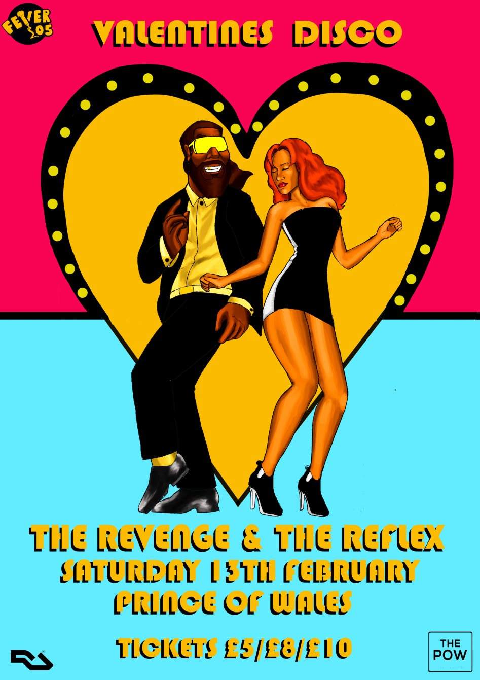 Fever 105 Valentines Disco with The Revenge, The Reflex & More TBC - フライヤー表