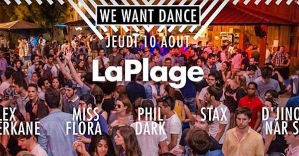 Plage We Want Dance with Miss Flora, Phil Dark, Stax & More - Página frontal