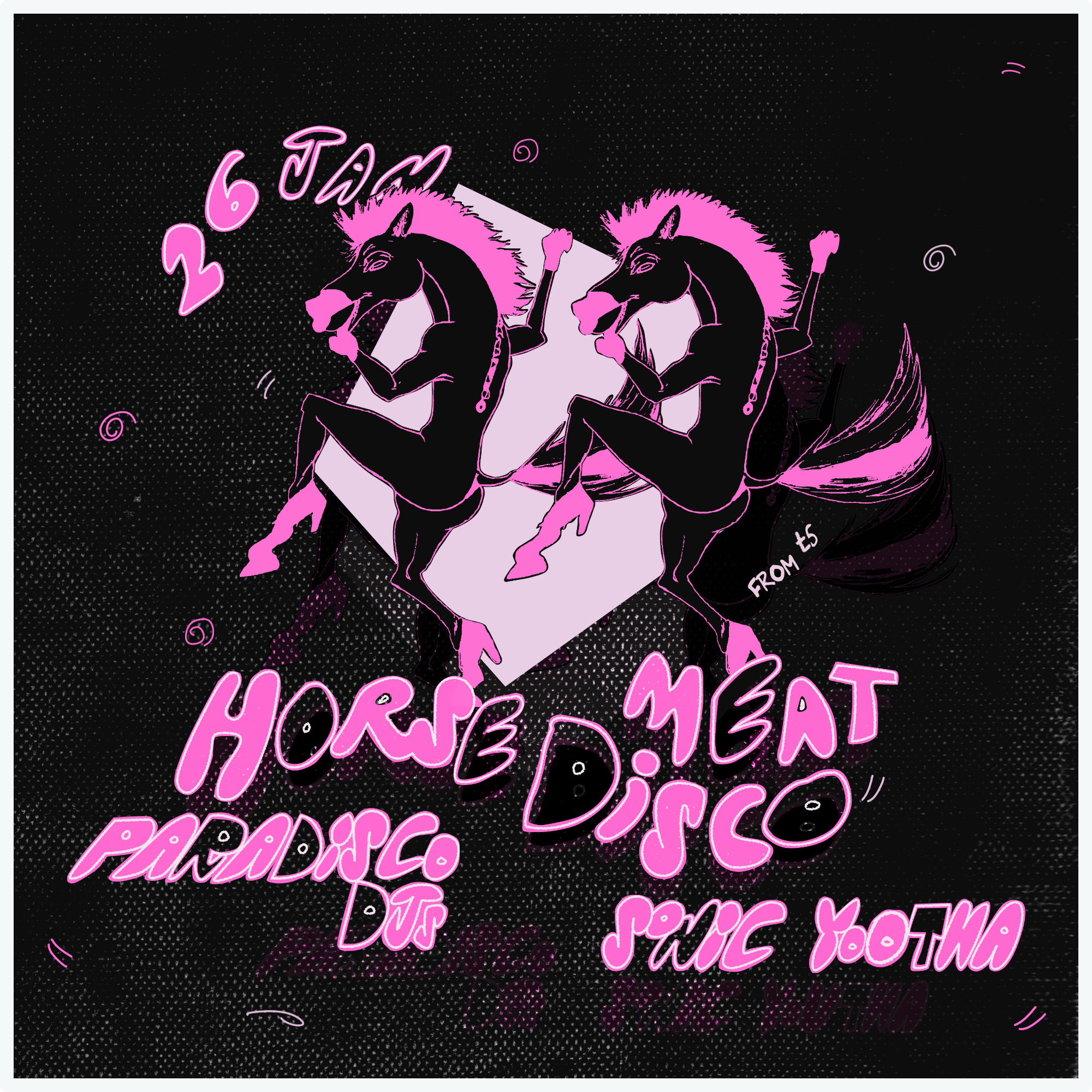 Horse Meat Disco, Sonic Yootha and Paradisco DJs - Página frontal