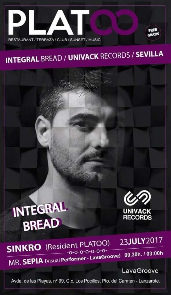 Integral Bread - フライヤー表
