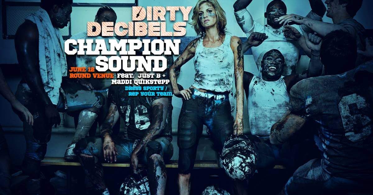 Dirty Decibels: Champion Sound - Página frontal