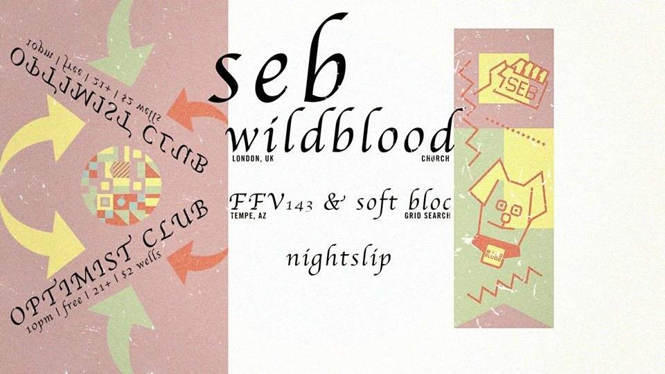Seb Wildblood at Optimist Club - Página frontal