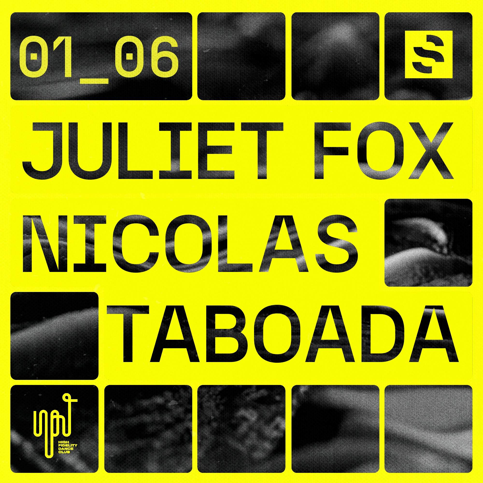 SWING pres Juliet Fox & NICOLAS TABOADA - フライヤー表