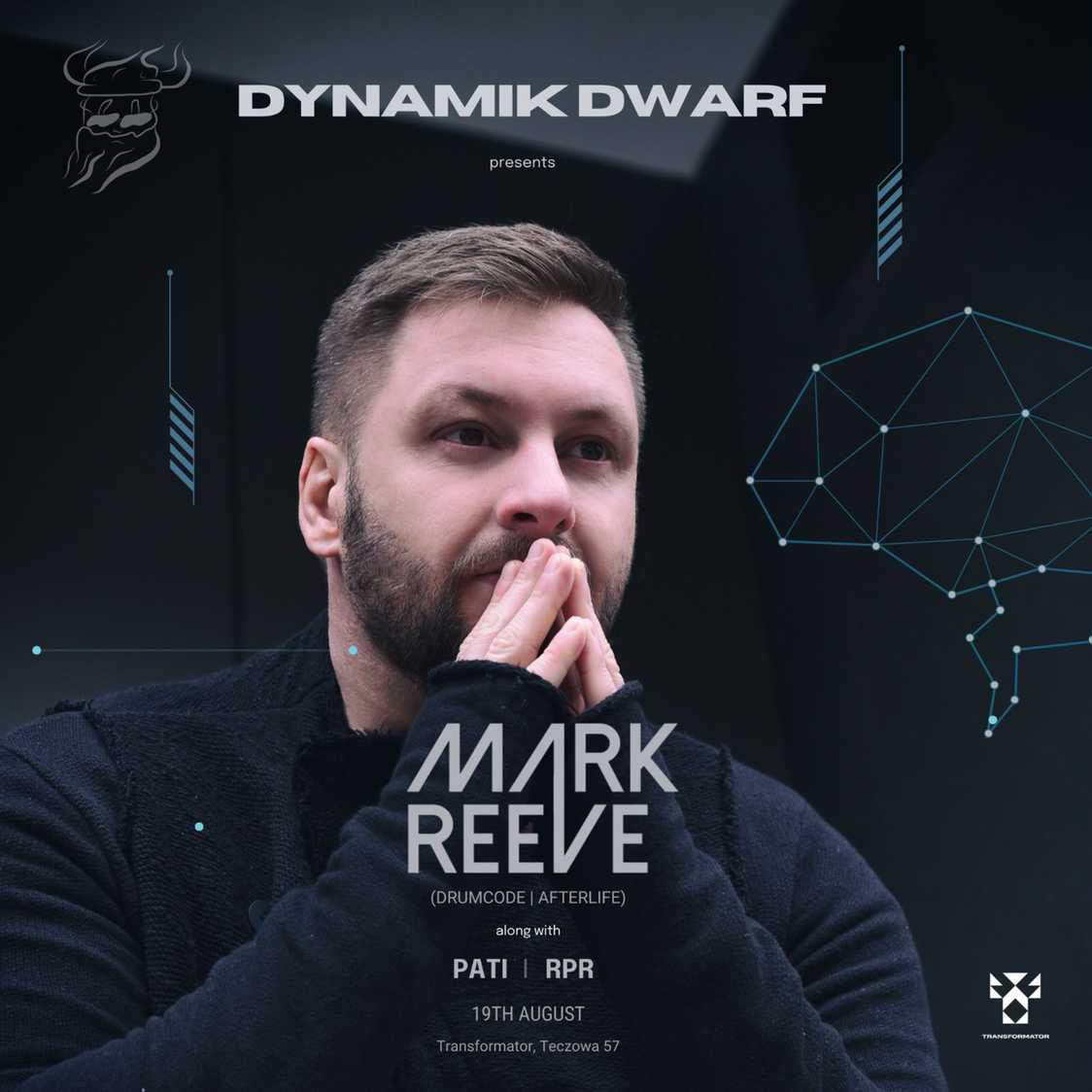 Dynamik Dwarf presents Mark Reeve - フライヤー表
