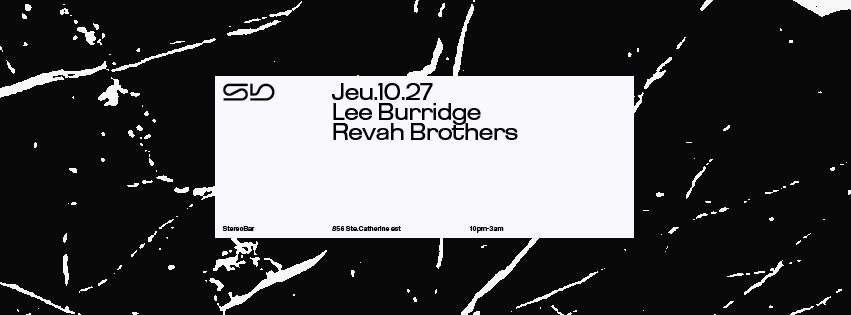 Lee Burridge - Revah Brothers - Página frontal