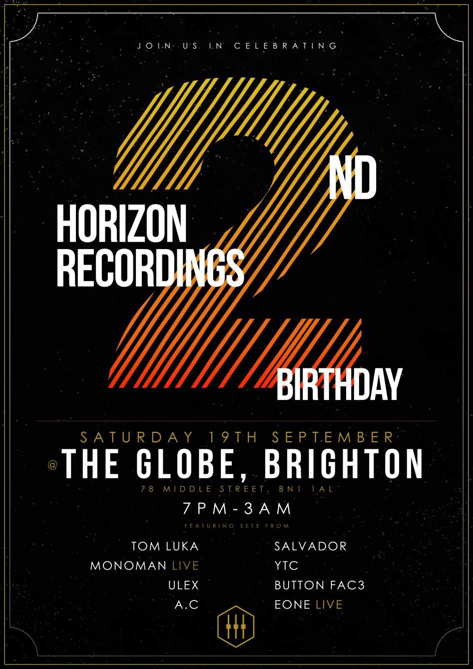 Horizon Recordings 2nd Birthday - Página frontal