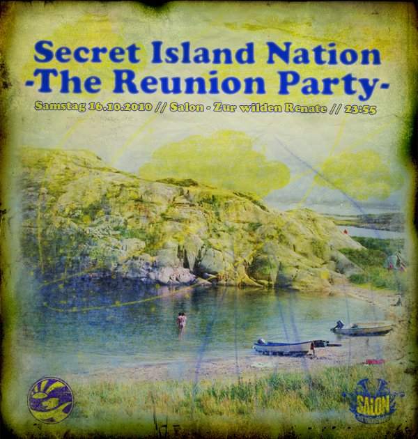 Secret Island Nation - Reunion Party - フライヤー表