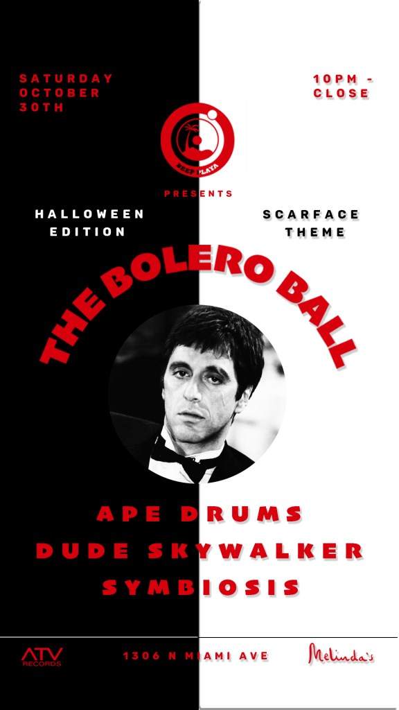The Bolero Ball ~ Halloween Edition ~ APE Drums x Dude Skywalker & Symbiosis ~ SAT OCT 30 - Página frontal