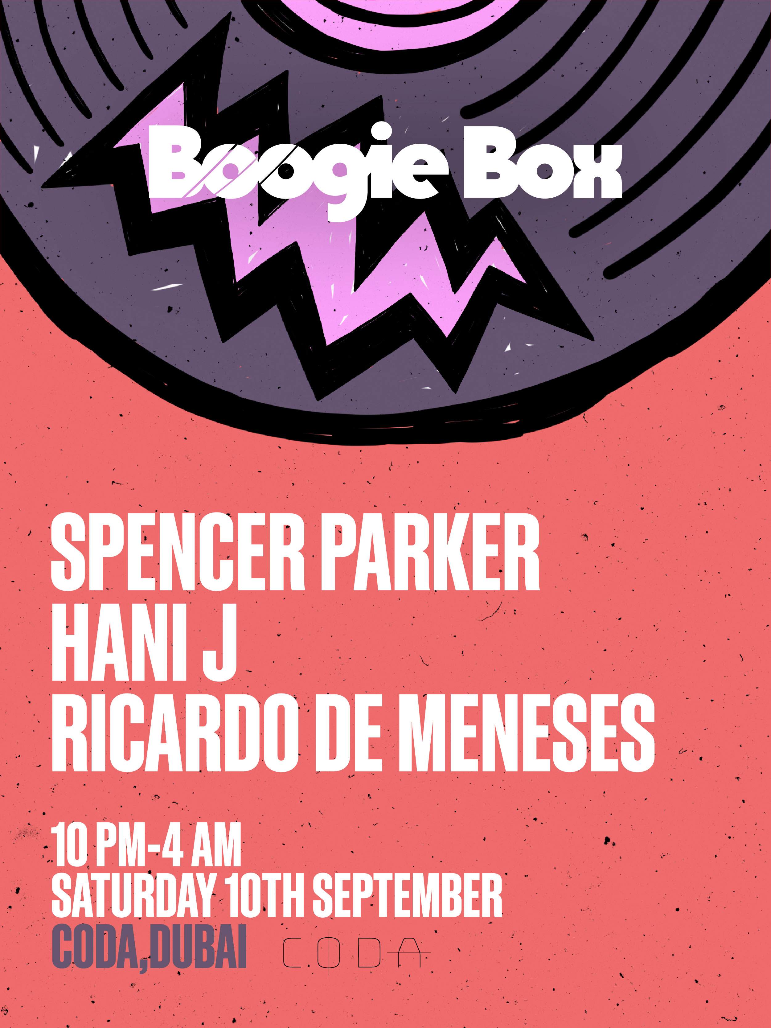 Boogie Box with Spencer Parker - Página frontal