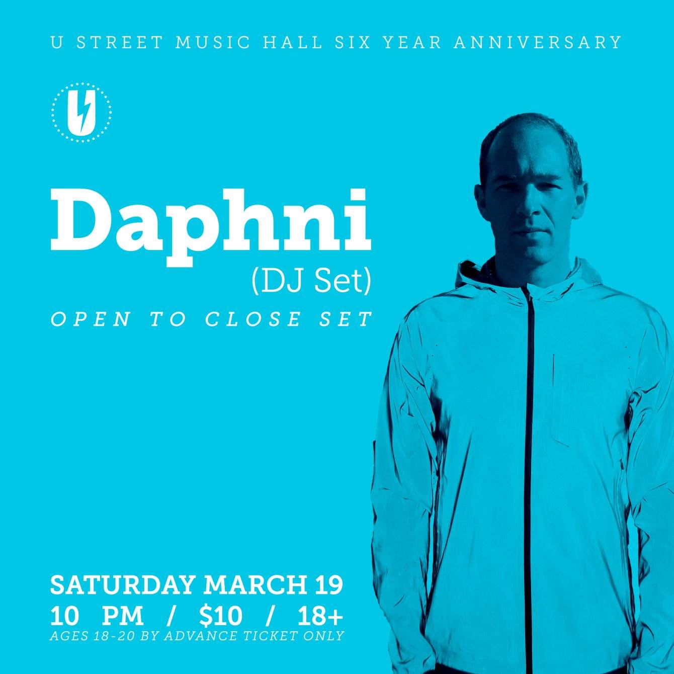 U Street Music Hall 6 Year Anniversary: Daphni (Open to Close DJ Set) - Página frontal
