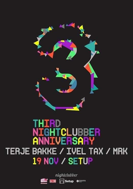 Nightclubber 3rd Anniversary - フライヤー表