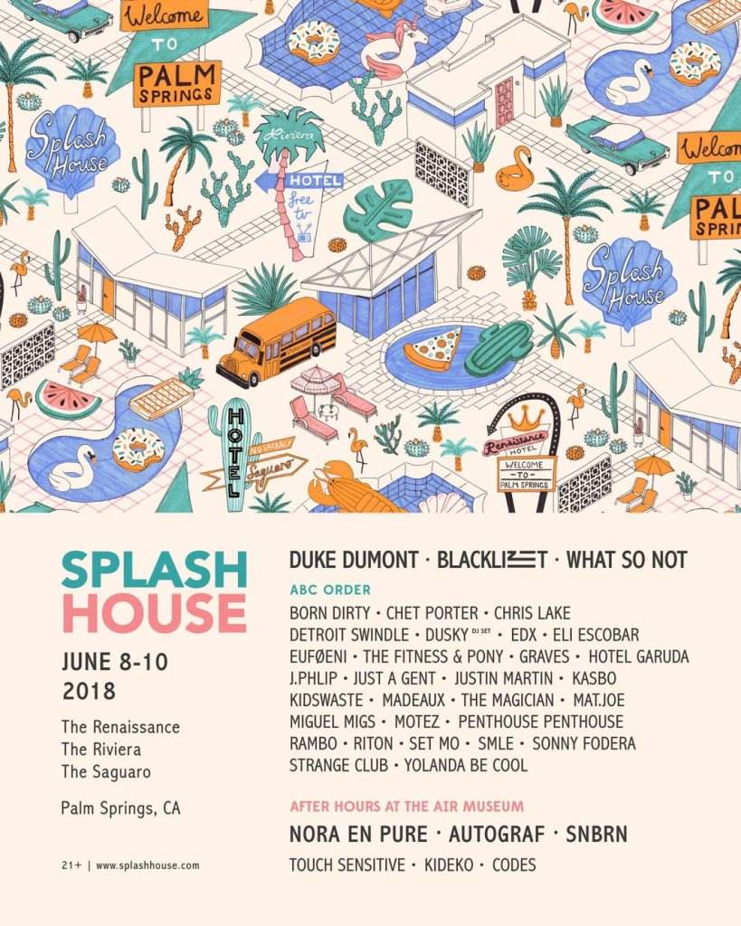 Splash House 2018 - Página frontal