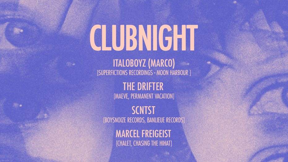 Clubnight with Italoboyz, The Drifter & More - Página frontal