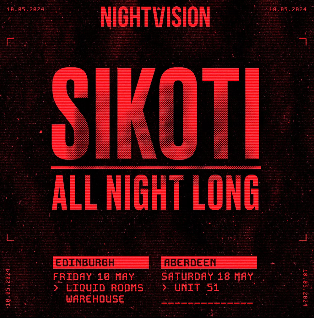 Nightvision Presents: SIKOTI All Night Long - Página frontal