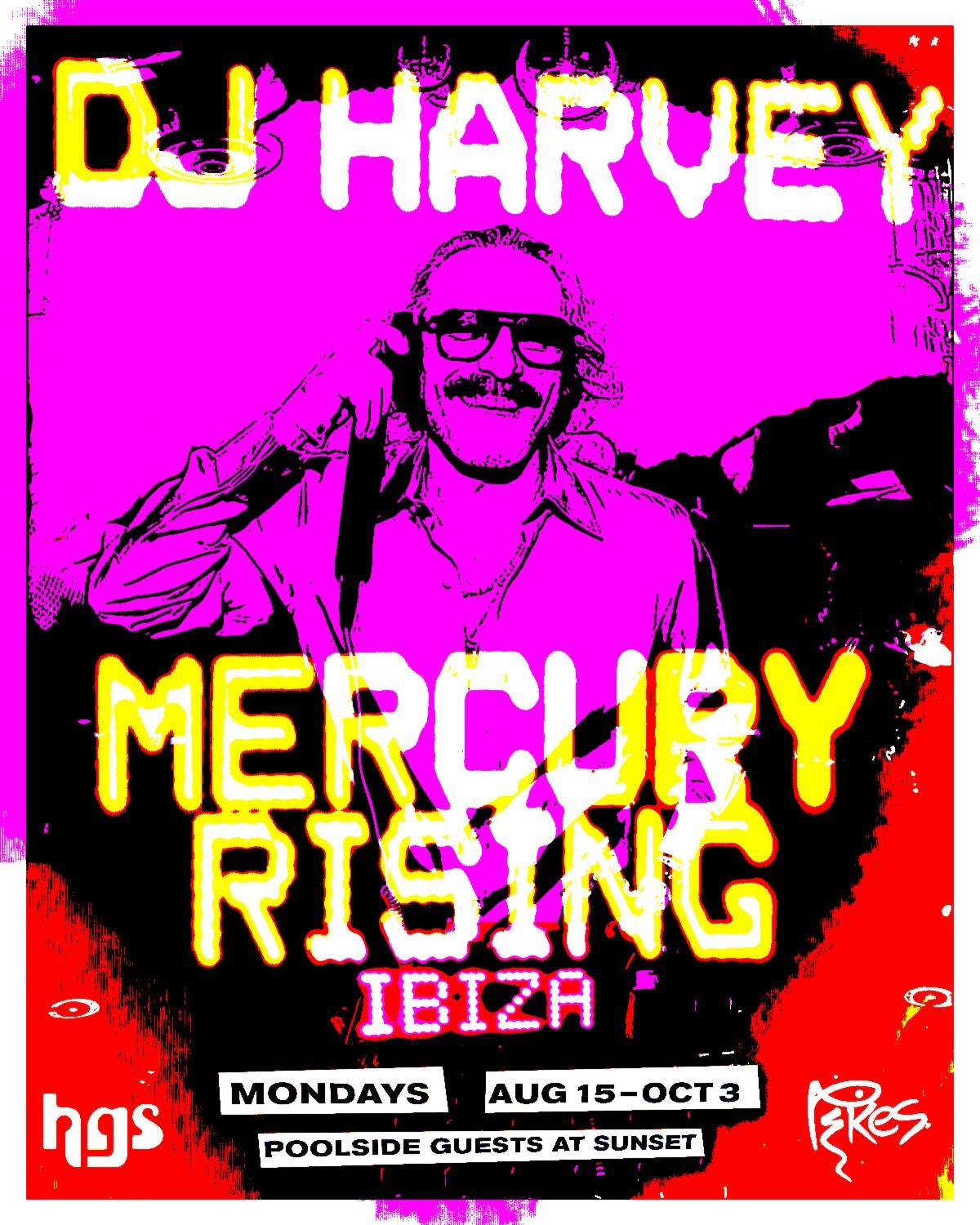 DJ Harvey's Mercury Rising - フライヤー表