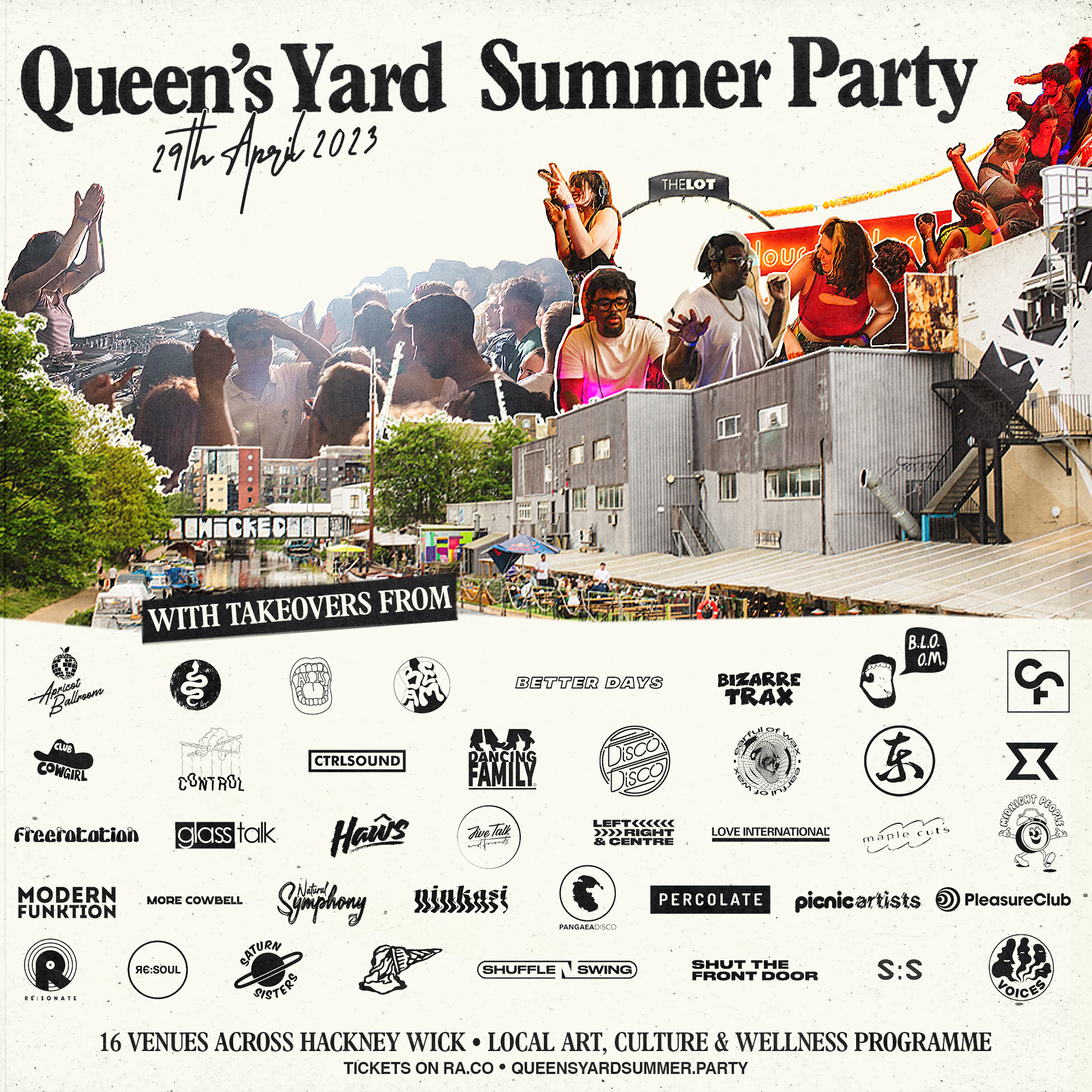 Queen's Yard Summer Party 2023 - Flyer back