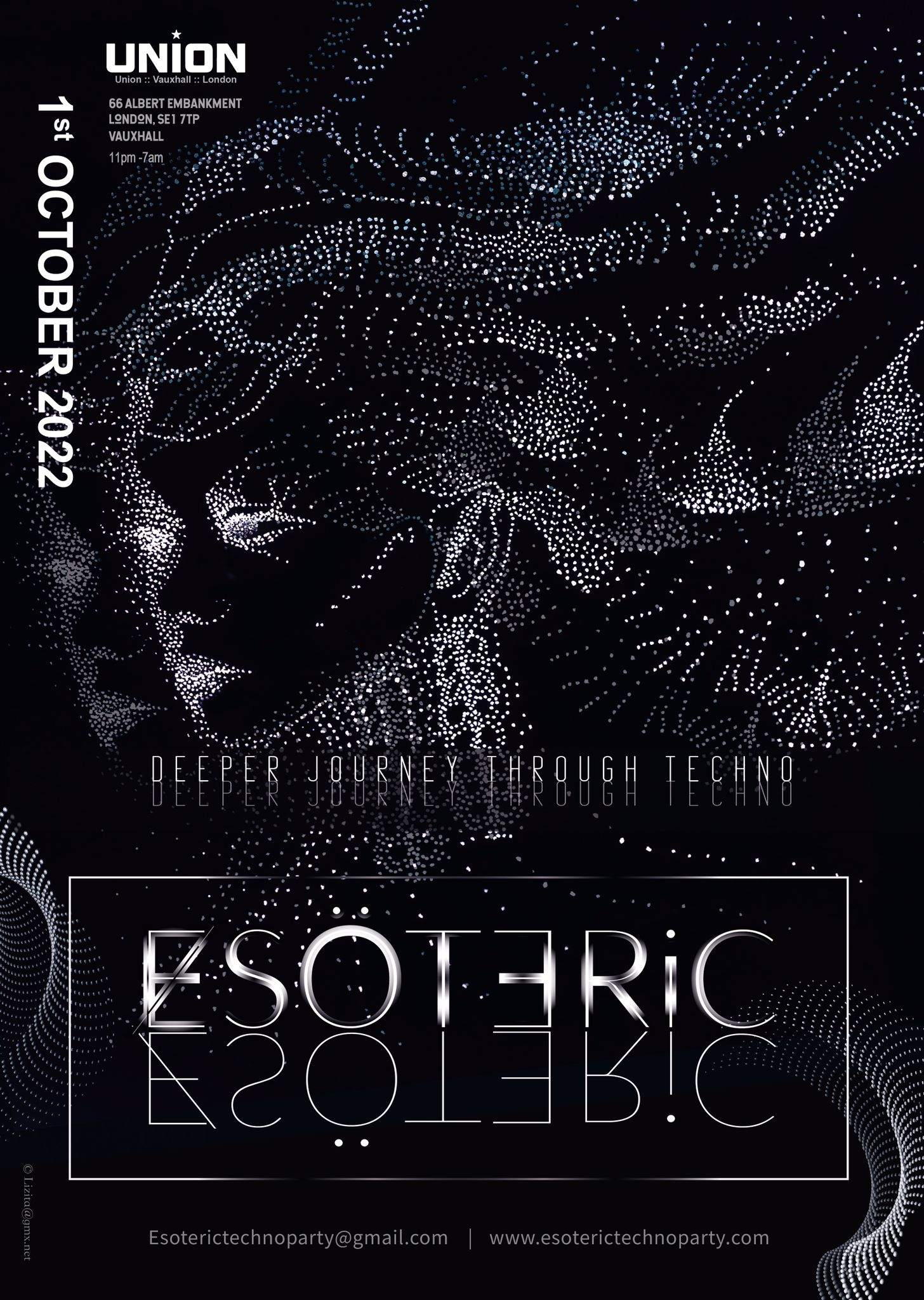 Esoteric Techno Party - フライヤー表