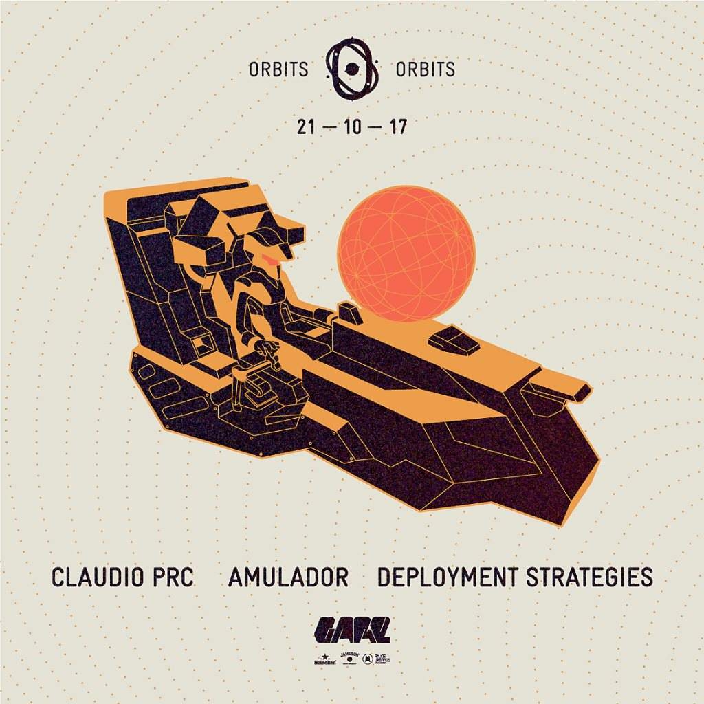 Orbits with Claudio PRC, Amulador, Deployment Strategies - フライヤー表