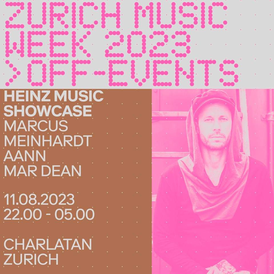 HEINZ MUSIC SHOWCASE at Charlatan - Zurich Music Week - フライヤー表